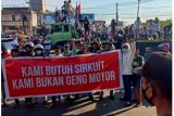 Sejumlah pemuda di Kota Makassar tuntut adanya sirkuit cegah balapan liar