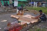 Polres Yalimo tangani kasus 884 botol minuman keras ilegal diamankan Pos TNI