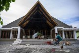 Perampungan Masjid Nurul Hasanah Aceh bantuan rakyat Aceh