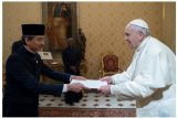 Paus Fransiskus terima Dubes RI untuk Vatikan