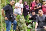 Warga temukan arca manusia di  Kabupaten Lahat
