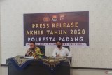 Polisi: Angka kriminalitas menurun di Padang selama 2020
