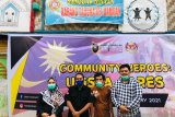 Mahasiswa Unisza Malaysia beri bantuan sanggar di Medan