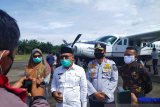 Sukses dan lancar, penerbangan perdana di Bandara Pusako Anak Nagari Pasaman Barat