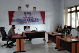 Wabup Sitaro Ikuti Vidcon Penanganan Penyebaran Covid 19 Yang Digelar Pemerintah Provinsi