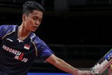 Kalah lagi, Ginting gagal ke semifinal BWF World Tour Finals 2021