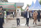 Presiden Joko Widodo sapa pengungsi korban banjir di Kabupaten Banjar