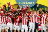 Lionel Messi di kartu merah saat Bilbao klaim juara Piala Super Spanyol