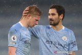 Liga Inggris - Manchester City terancam tanpa De Bruyne hingga enam pekan karena cedera