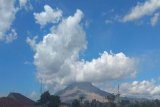 Mt Sinabung shoots out ash clouds one km into sky