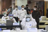 Presiden tinjau vaksinasi COVID-19 pedagang Pasar Tanah Abang