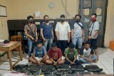 Maling laptop sekolah, 4 pemuda diringkus Tim Opsnal Polsek Rastim