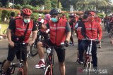 Sekjen PDI-P Hasto gowes serentak kampanyekan politik hijau