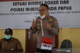 Bimas Noken Polri ajak warga kampung Jayanti Mimika manfaatkan lahan tidur