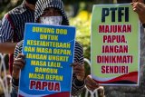 Aksi damai mahasiswa Papua