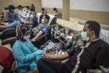 PMI Makassar kumpulkan 218 kantong darah di Masjid Al Markaz Jenderal. M Jusuf