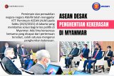 ASEAN desak penghentian kekerasan di Myanmar