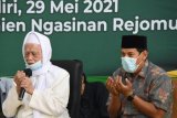 Wali Kota Kediri Abdullah Abu Bakar menghadiri acara Konferensi Cabang (Konfercab) IX Pengurus Cabang Nahdlatul Ulama (NU) Kota Kediri, Sabtu (29/5/2021). Acara tersebut berlangsung di Pondok Pesantren Al-Amien Ngasinan Rejomulyo, Kota Kediri. Antara Jatim/ HO-Kominfo Kota Kediri/Asmaul Chusna