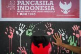Aksi seni rupa menyambut hari lahir Pancasila