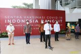 Presiden Jokowi tinjau pelaksanaan vaksinasi di RSUI