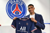 Pemain PSG Achraf Hakimi positif terinfeksi COVID-19