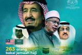 Arab Saudi loloskan 263 bakal jamaah haji dari Malaysia