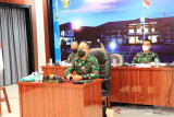 Kasdam XVII/Cenderawasih vicon dengan Panglima TNI bahas pandemi COVID-19