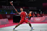 Olimpiade Tokyo - Ginting singkirkan Tsuneyama untuk ke perempat final