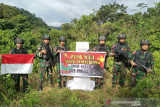 Satgas TNI Yonif 403 patroli patok wilayah di perbatasan RI-PNG