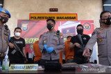 Polrestabes Makassar tangkap tiga pengedar narkotika tembakau gorila