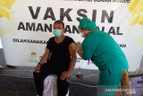 Tim vaksinator di Sangihe layani vaksinasi dosis dua di setiap kampung