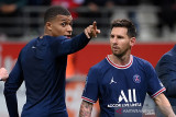 Debut Messi jadi kameo saat Mbappe antar  PSG bekuk Reims