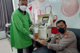 Kabid Humas Polda Lampung donorkan plasma konvalesen bantu penderita COVID-19