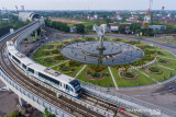 Stasiun jadi pusat rekreasi guna  tingkatkan okupansi LRT Palembang