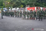 Sebanyak 57 prajurit TNI Satgas TMMD dari Manado tiba di Sangihe