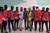 Kontingen Sulawesi Selatan mulai berangkatkan atlet futsal ke PON Papua