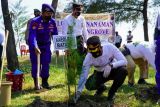 Polres Batang tanam 60 ribu mangrove cegah abrasi