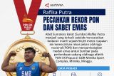 RAFIKA PUTRA PECAHKAN REKOR PON  DAN SABET EMAS