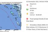 Gempa Bumi magnitudo 5.0 guncang Nias Selasa malam