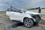 Vanessa Angel kecelakaan mobil di tol Nganjuk