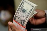 Dolar turun tipis seiring naiknya mata uang sensitif terhadap risiko