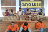 Polres Gayo Lues Aceh gagalkan penyelundupan 158 kg ganja ke Sumut