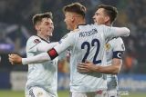 Skotlandia kunci tiket playoff Piala Dunia 2022 usai atasi Moldova 2-0