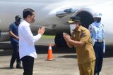 Plt Gubernur Sulsel sambut Presiden Jokowi di Lanud Hasanuddin