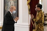 Presiden Jokowi terima kunjungan kehormatan Menlu Prancis