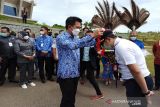 Nadalsyah ikut terbang perdana pesawat  ATR dari Muara Teweh ke Banjarmasin
