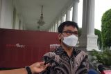Johan Budi temui Presiden Jokowi di Istana Merdeka