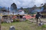 SMA Negeri 1 Oksibil  Pegunungan Bintang Papua dibakar OTK