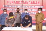 Kapolda Kalteng teken PKS Pengamanan Obvitnas Migas di Barito Utara