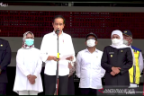 Presiden Jokowi meresmikan Pasar Besar Ngawi